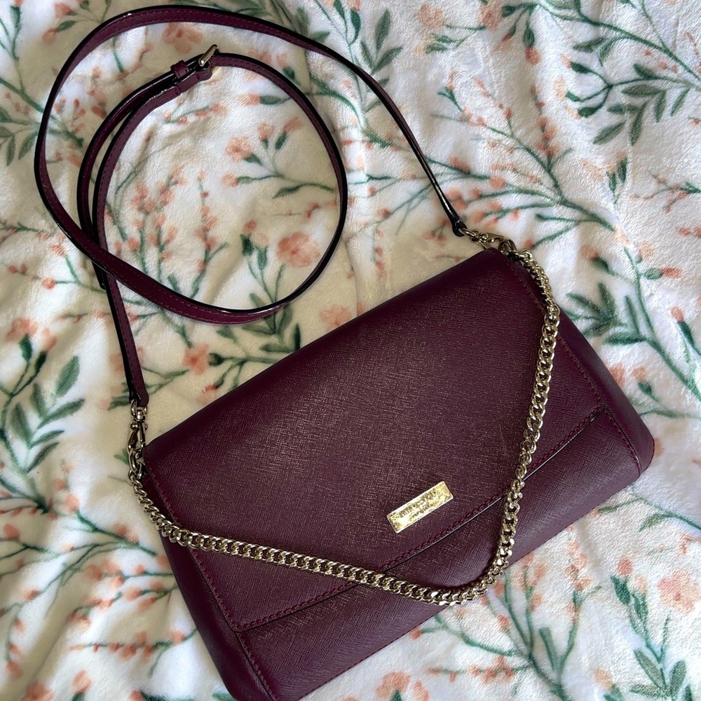 Kate spade crossbody in plum